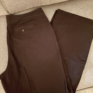 Womens plus Chap Brown Slimming Fit Cotton blend casual/business pants 20W